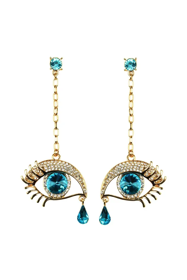 Eye Candy LA Earrings Teardrops Earrings Gold