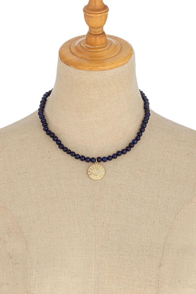 Eye Candy LA Necklaces Gabriela Evil Eye Necklace
