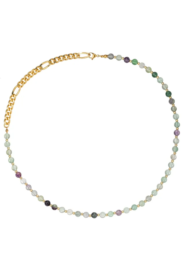 Eye Candy LA Necklaces Paisley 2 Tone Necklace