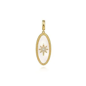 Gabriel 14K Yellow Gold Medallion GABRIEL CO PreStyled Sets