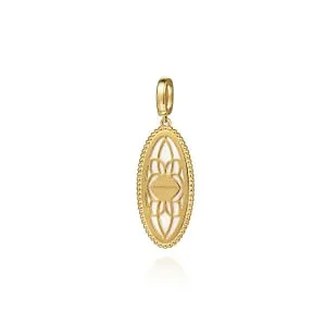 Gabriel 14K Yellow Gold Medallion GABRIEL CO PreStyled Sets Gabriel 14K Yellow Gold Medallion GABRIEL CO PreStyled Sets