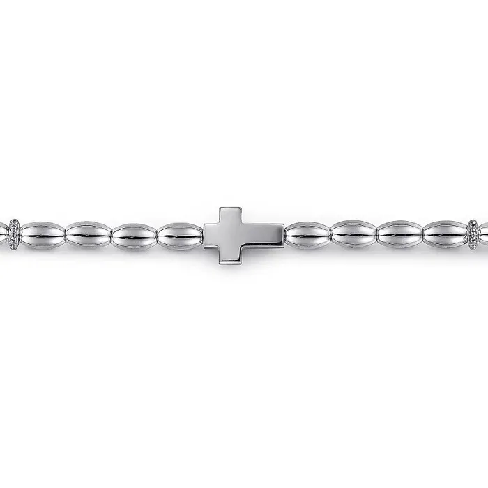 Gabriel Sterling Silver 8 Solid Charm Bead Fashion Bracelet GABRIEL CO Bracelets Gabriel Sterling Silver 8 Solid Charm Bead Fashion Bracelet GABRIEL CO Bracelets