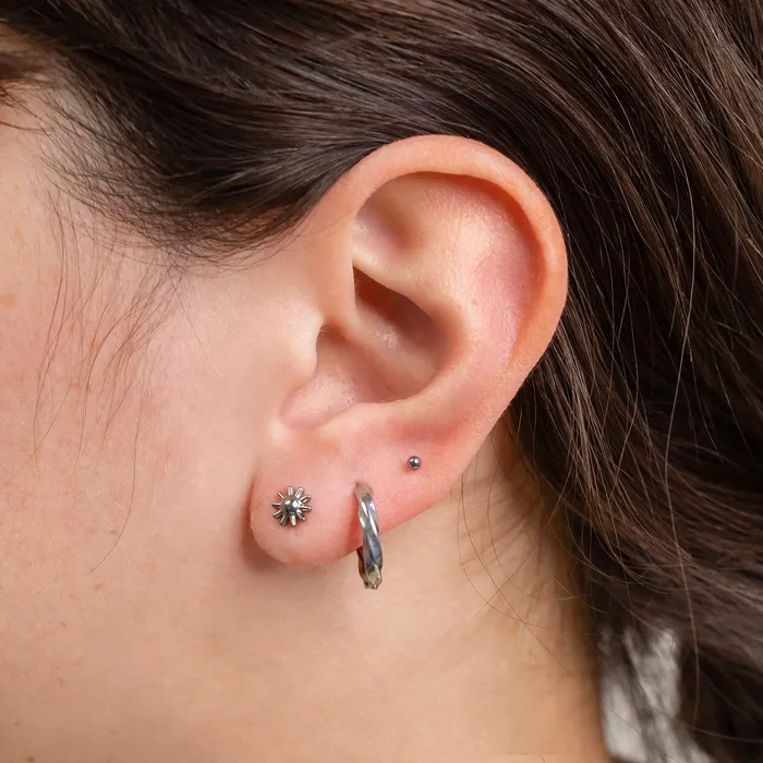 Grayling Earrings Ojai Twisted Locking Sleeper Huggie Earrings Pair