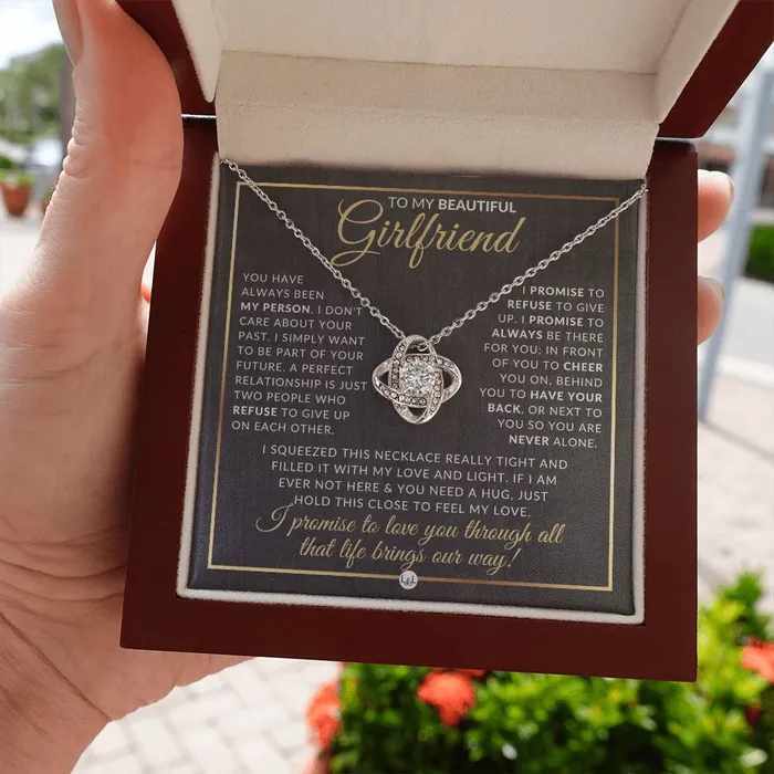 Heartfelt Gift For Girlfriend Pendant Necklace Sentimental and Romantic Christmas Gift Valentines Day Birthday or Anniversary Present ShineOn Fulfillment Necklaces