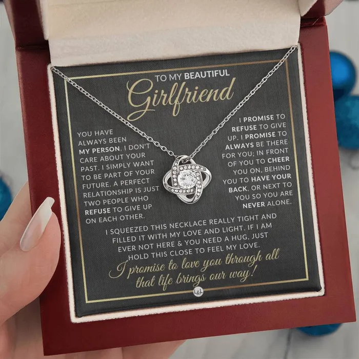 Heartfelt Gift For Girlfriend Pendant Necklace Sentimental and Romantic Christmas Gift Valentines Day Birthday or Anniversary Present ShineOn Fulfillment Necklaces