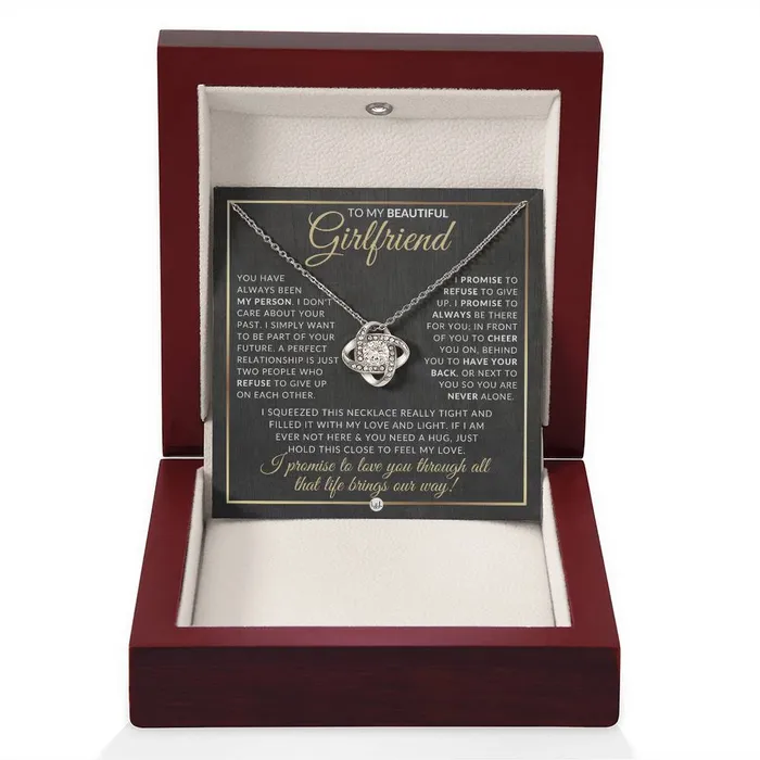 Heartfelt Gift For Girlfriend Pendant Necklace Sentimental and Romantic Christmas Gift Valentines Day Birthday or Anniversary Present ShineOn Fulfillment Necklaces
