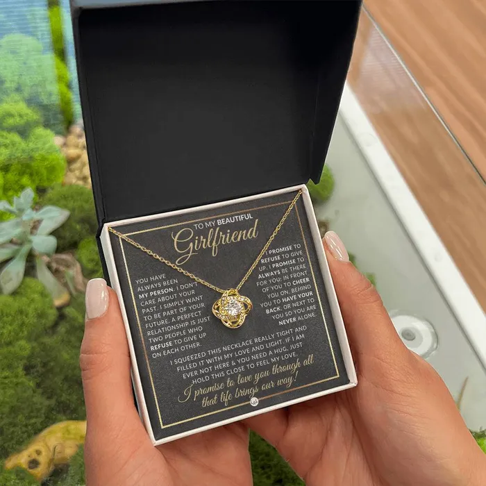 Heartfelt Gift For Girlfriend Pendant Necklace Sentimental and Romantic Christmas Gift Valentines Day Birthday or Anniversary Present ShineOn Fulfillment Necklaces
