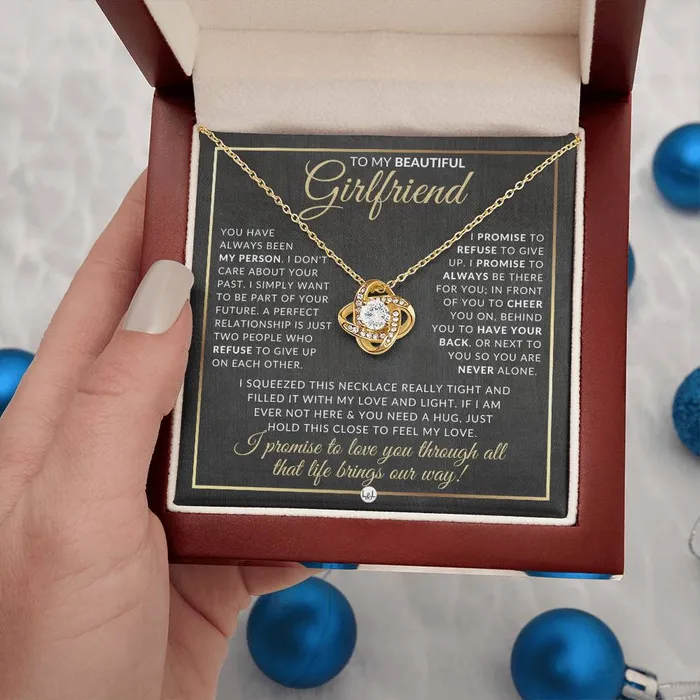 Heartfelt Gift For Girlfriend Pendant Necklace Sentimental and Romantic Christmas Gift Valentines Day Birthday or Anniversary Present ShineOn Fulfillment Necklaces