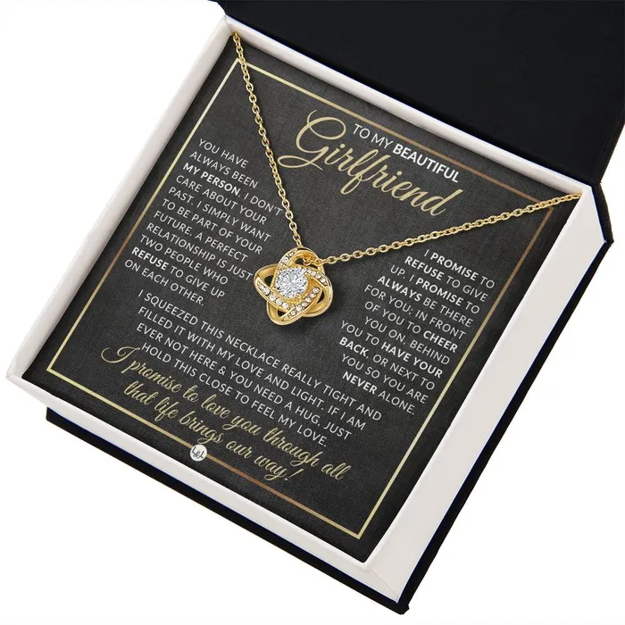 Heartfelt Gift For Girlfriend Pendant Necklace Sentimental and Romantic Christmas Gift Valentines Day Birthday or Anniversary Present ShineOn Fulfillment Necklaces