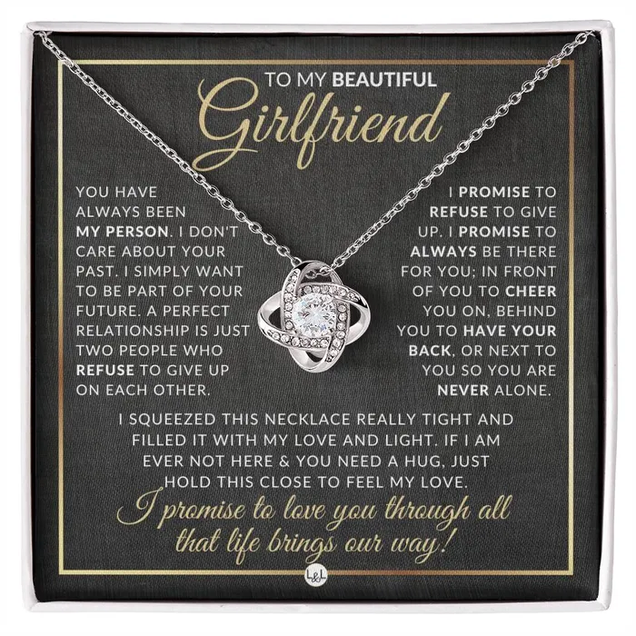 Heartfelt Gift For Girlfriend Pendant Necklace Sentimental and Romantic Christmas Gift Valentines Day Birthday or Anniversary Present ShineOn Fulfillment Necklaces