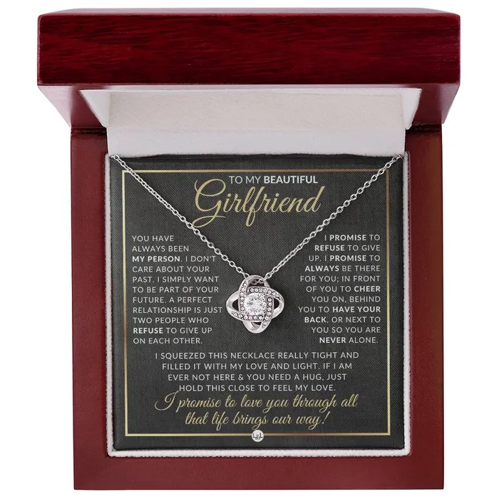 Heartfelt Gift For Girlfriend Pendant Necklace Sentimental and Romantic Christmas Gift Valentines Day Birthday or Anniversary Present ShineOn Fulfillment Necklaces