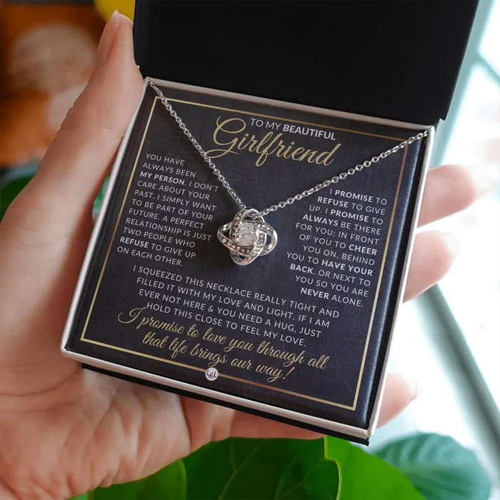 Heartfelt Gift For Girlfriend Pendant Necklace Sentimental and Romantic Christmas Gift Valentines Day Birthday or Anniversary Present ShineOn Fulfillment Necklaces