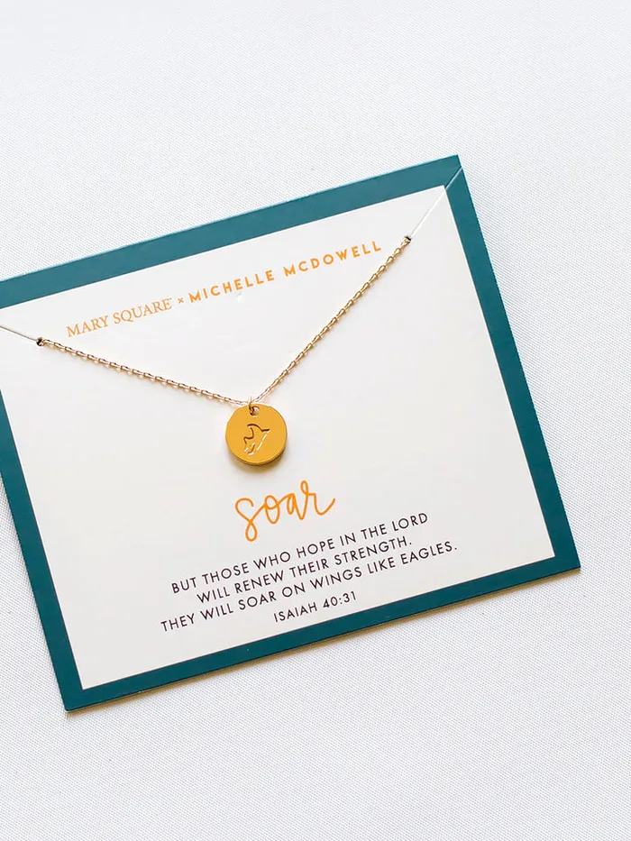 Inspirational Necklace Mary Square Necklaces
