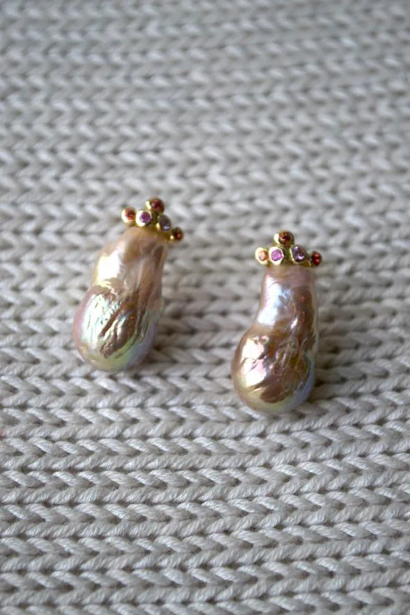 Kimberlin Brown Earrings Crowned Kasumi Earrings