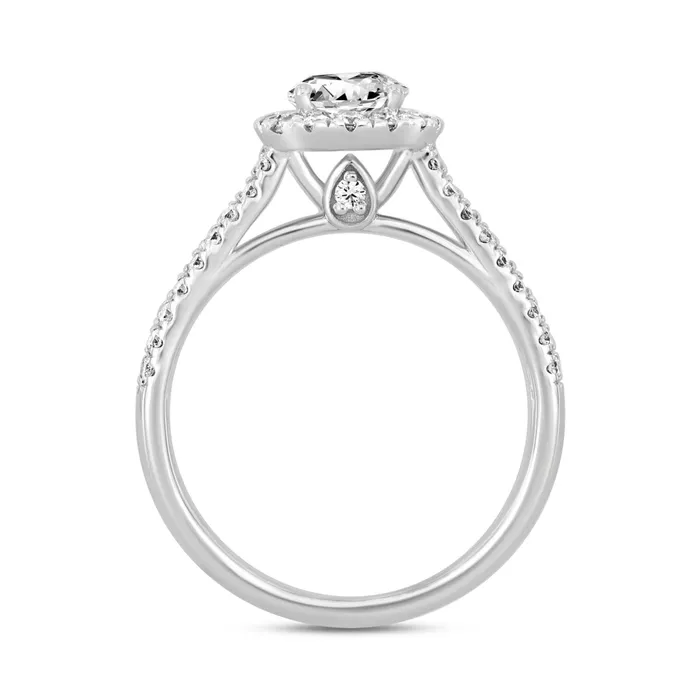 LADIES RING 1 12CT ROUNDOVAL DIAMOND 14K WHITE GOLD CENTER STONE OVAL DIAMOND 1CT Ethos Rings LADIES RING 1 12CT ROUNDOVAL DIAMOND 14K WHITE GOLD CENTER STONE OVAL DIAMOND 1CT Ethos Rings