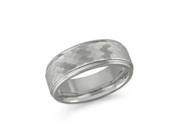 MALO BANDS Rings Malo 8mm Tungsten Stone Texture Wedding Band