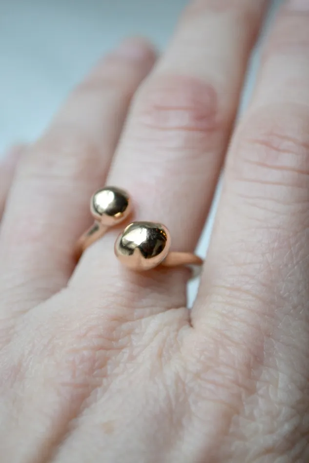 Monica Castiglioni A Pistillini 08 in Bronze or Silver Earrings