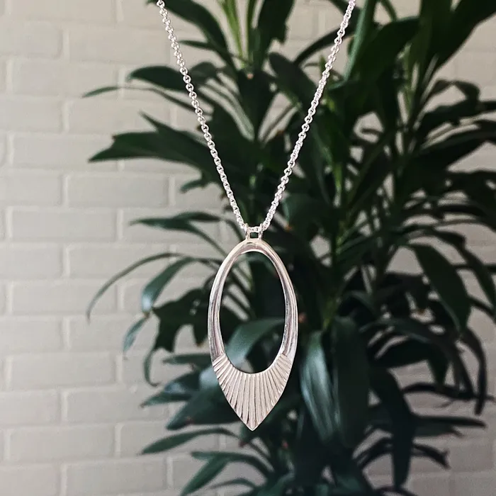 Necklaces Corey Egan Silver Large Helios Necklace