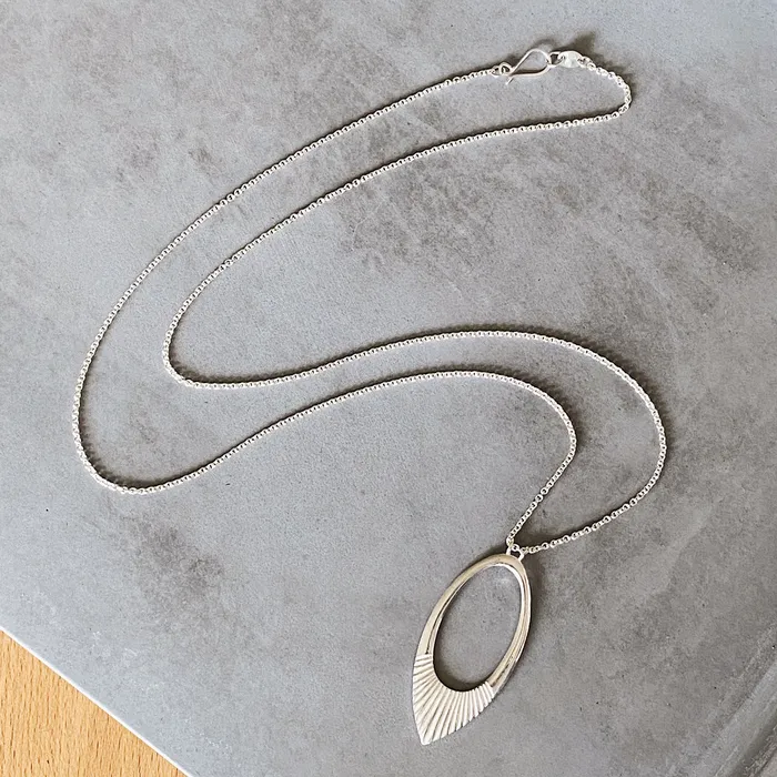 Necklaces Corey Egan Silver Large Helios Necklace