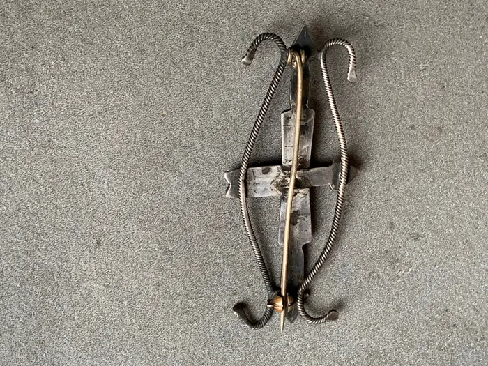 Necklaces Crown Jewels Coin Fred Harvey Era Sterling Bow Arrow Pendant