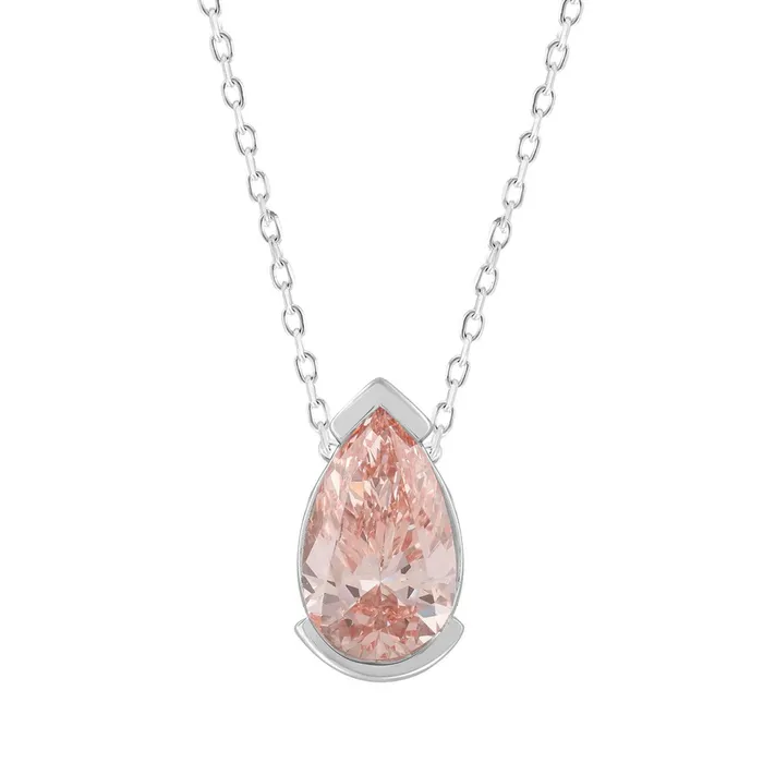 Necklaces Ethos LADIES SOLITAIRE PENDANT WITH CHAIN 200CT PEAR DIAMOND 14K WHITE GOLD CENTER STONE PEAR DIAMOND 200CT Necklaces Ethos LADIES SOLITAIRE PENDANT WITH CHAIN 200CT PEAR DIAMOND 14K WHITE GOLD CENTER STONE PEAR DIAMOND 200CT