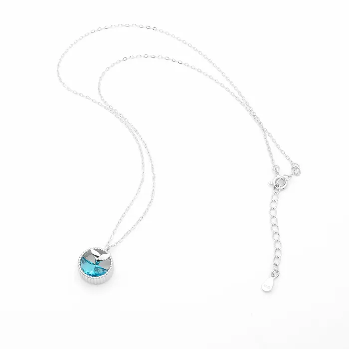 Necklaces Glitters Sterling Silver Whale Tail Pendant Necklace
