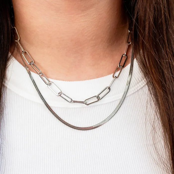 Necklaces Grayling Waterproof Majorca Gigi Chain Necklace Layering Set