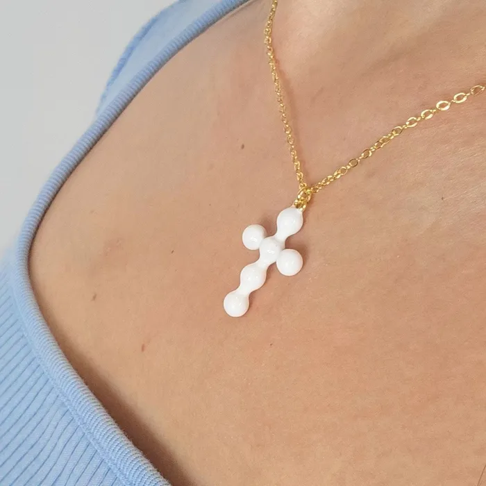 Necklaces Love Ko Jewelry HOLY GRAIL Necklace in White