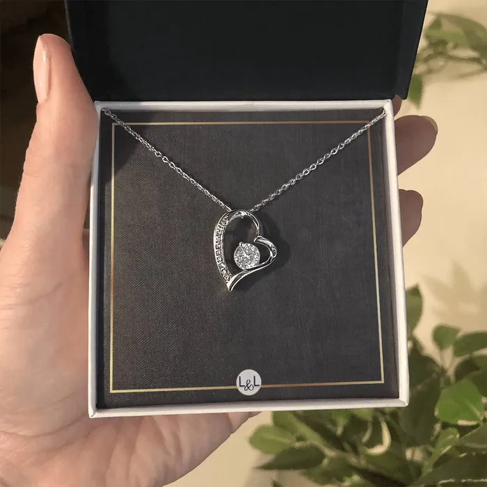 Necklaces Open Heart Pendant Necklace ShineOn Fulfillment