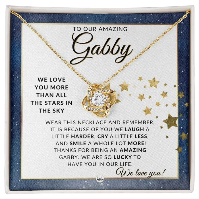Necklaces Our Gabby Gift Meaningful Necklace Great For Mothers Day Christmas Her Birthday Or As An Encouragement Gift ShineOn Fulfillment