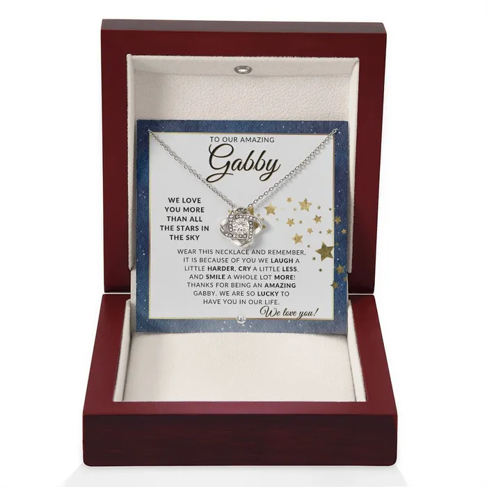 Necklaces Our Gabby Gift Meaningful Necklace Great For Mothers Day Christmas Her Birthday Or As An Encouragement Gift ShineOn Fulfillment