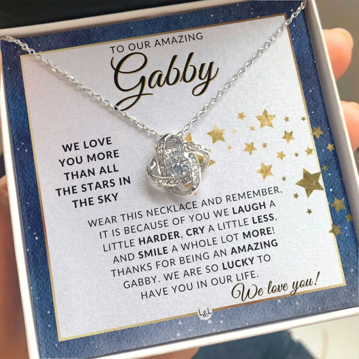 Necklaces Our Gabby Gift Meaningful Necklace Great For Mothers Day Christmas Her Birthday Or As An Encouragement Gift ShineOn Fulfillment