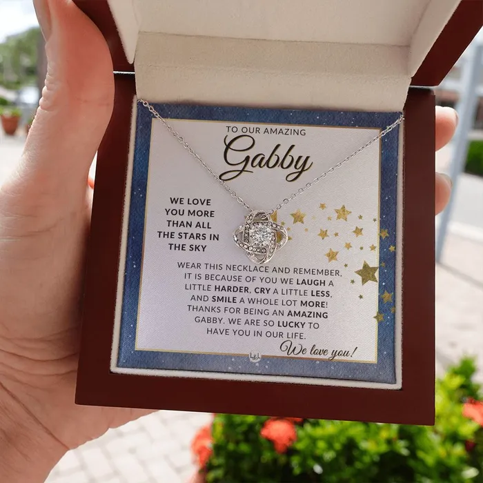 Necklaces Our Gabby Gift Meaningful Necklace Great For Mothers Day Christmas Her Birthday Or As An Encouragement Gift ShineOn Fulfillment