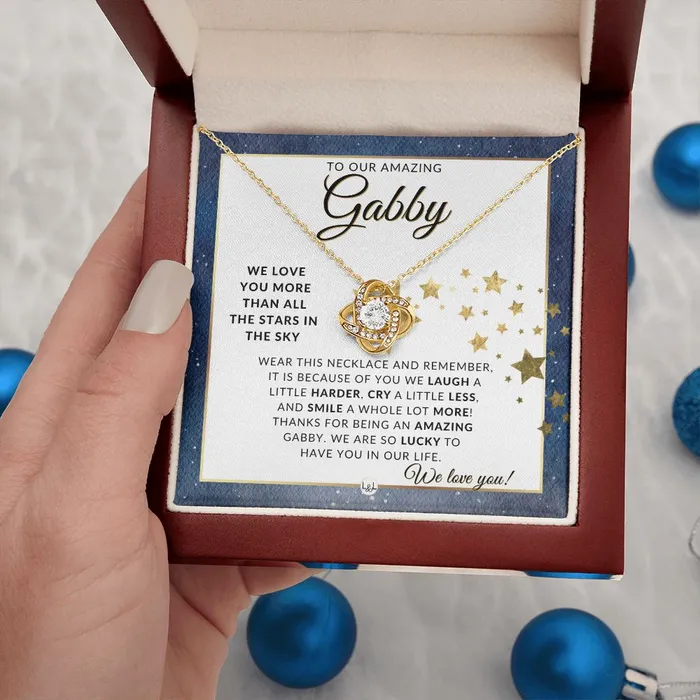 Necklaces Our Gabby Gift Meaningful Necklace Great For Mothers Day Christmas Her Birthday Or As An Encouragement Gift ShineOn Fulfillment