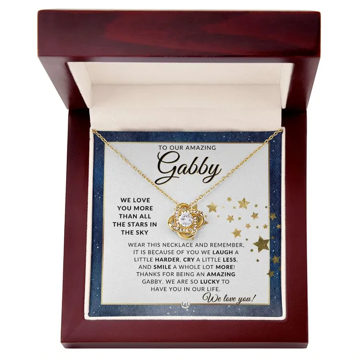 Necklaces Our Gabby Gift Meaningful Necklace Great For Mothers Day Christmas Her Birthday Or As An Encouragement Gift ShineOn Fulfillment