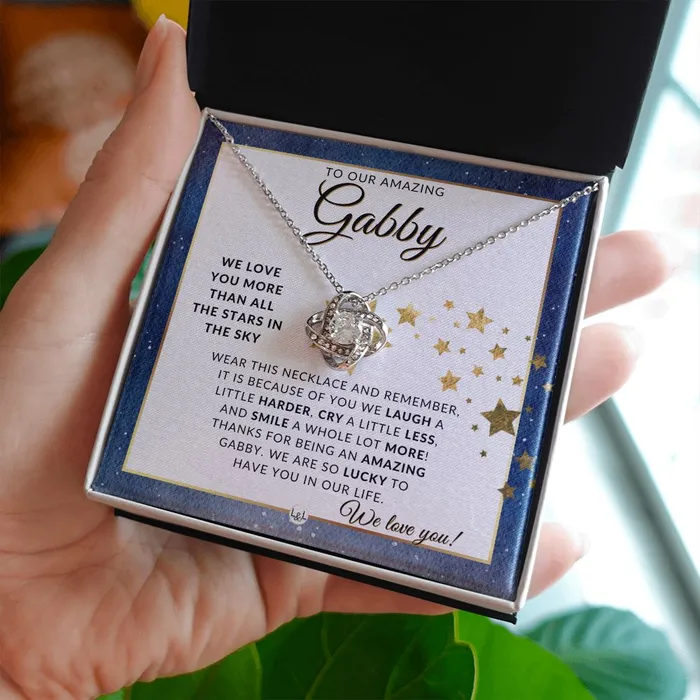 Necklaces Our Gabby Gift Meaningful Necklace Great For Mothers Day Christmas Her Birthday Or As An Encouragement Gift ShineOn Fulfillment