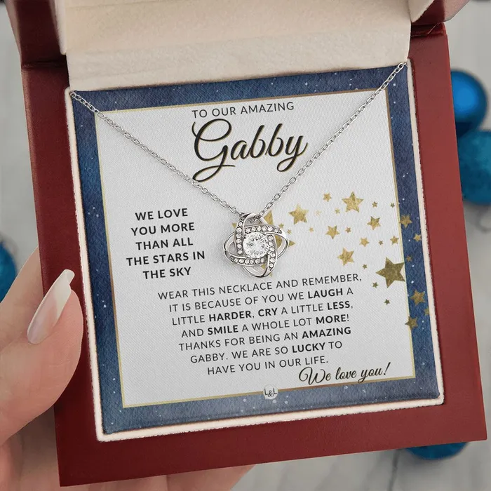 Necklaces Our Gabby Gift Meaningful Necklace Great For Mothers Day Christmas Her Birthday Or As An Encouragement Gift ShineOn Fulfillment
