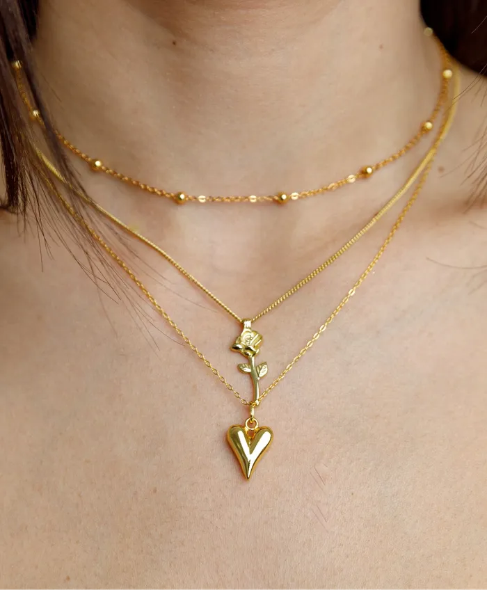 Necklaces pau jewelry Beaded dainty necklace