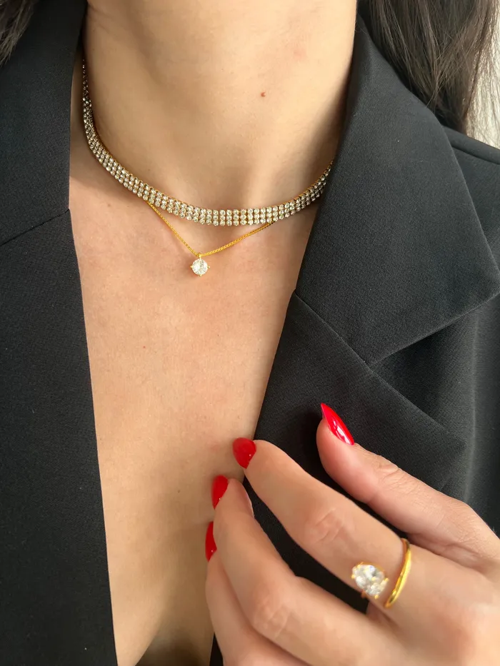 Necklaces pau jewelry Round drop necklace
