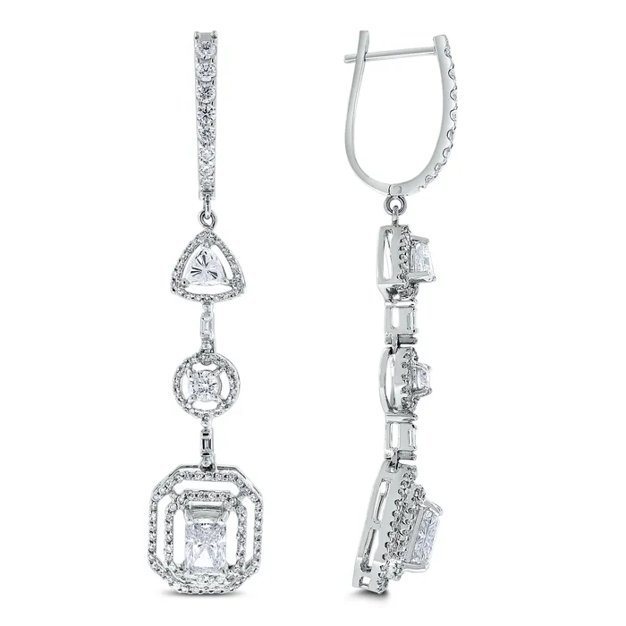 Necklaces Sansa Solitaire Diamond Necklace 1321 ct Diamonds in White Gold Beauvince