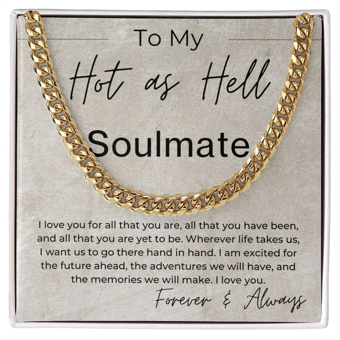 Necklaces ShineOn Fulfillment For All That You Are Gift for Soulmate Linked Chain Necklace Necklaces ShineOn Fulfillment For All That You Are Gift for Soulmate Linked Chain Necklace