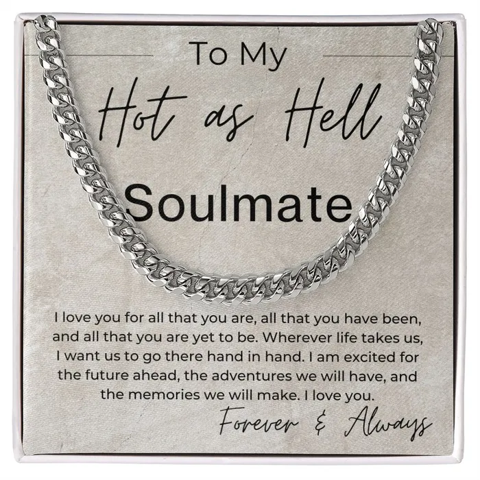 Necklaces ShineOn Fulfillment For All That You Are Gift for Soulmate Linked Chain Necklace