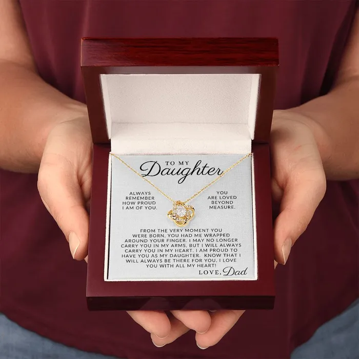 Necklaces ShineOn Fulfillment You Are Loved To My Daughter From Dad Father to Daughter Gift Christmas Gifts Birthday Present Graduation Necklace Valentines Day