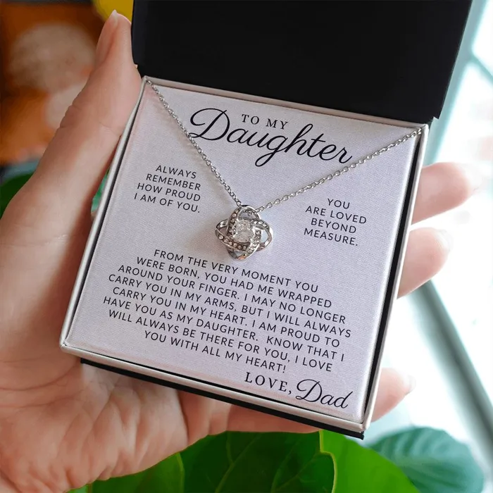 Necklaces ShineOn Fulfillment You Are Loved To My Daughter From Dad Father to Daughter Gift Christmas Gifts Birthday Present Graduation Necklace Valentines Day