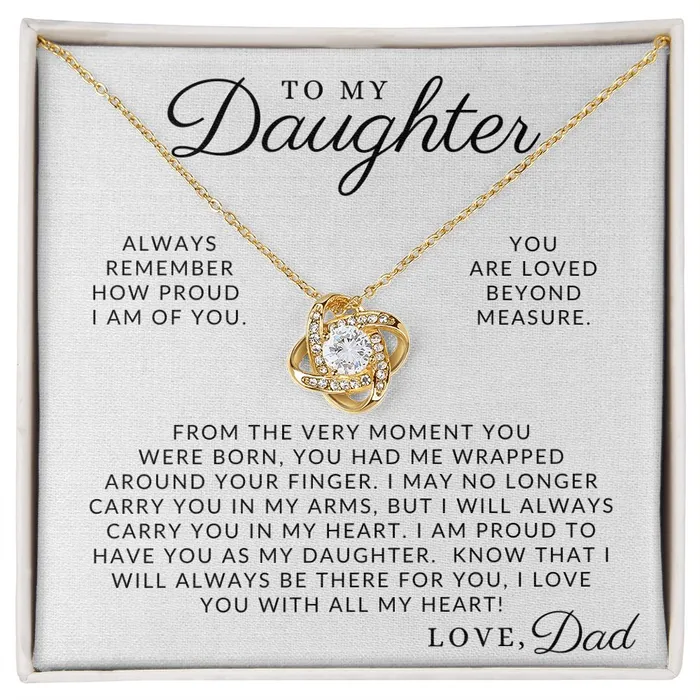 Necklaces ShineOn Fulfillment You Are Loved To My Daughter From Dad Father to Daughter Gift Christmas Gifts Birthday Present Graduation Necklace Valentines Day