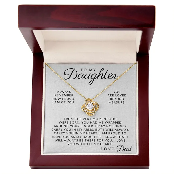 Necklaces ShineOn Fulfillment You Are Loved To My Daughter From Dad Father to Daughter Gift Christmas Gifts Birthday Present Graduation Necklace Valentines Day