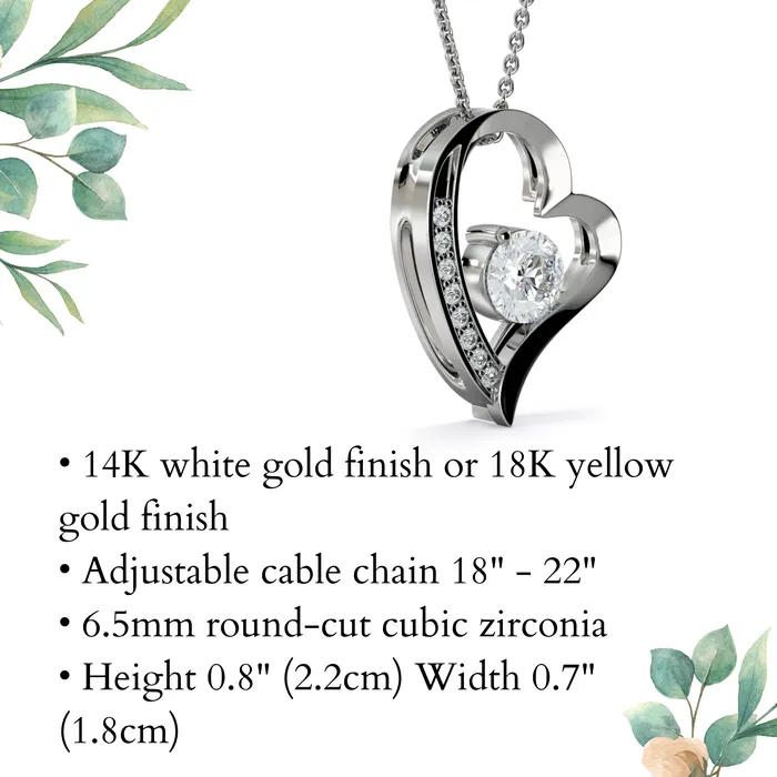 Necklaces To My Phenomenal Mother Forever Love Pendant Necklace ShineOn Fulfillment