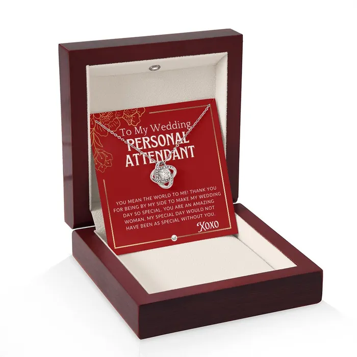 Necklaces Wedding Personal Attendant Thank You Gift Wedding Helper Bridal Concierge Lady in Waiting Necklace Red and Gold Wedding Theme ShineOn Fulfillment