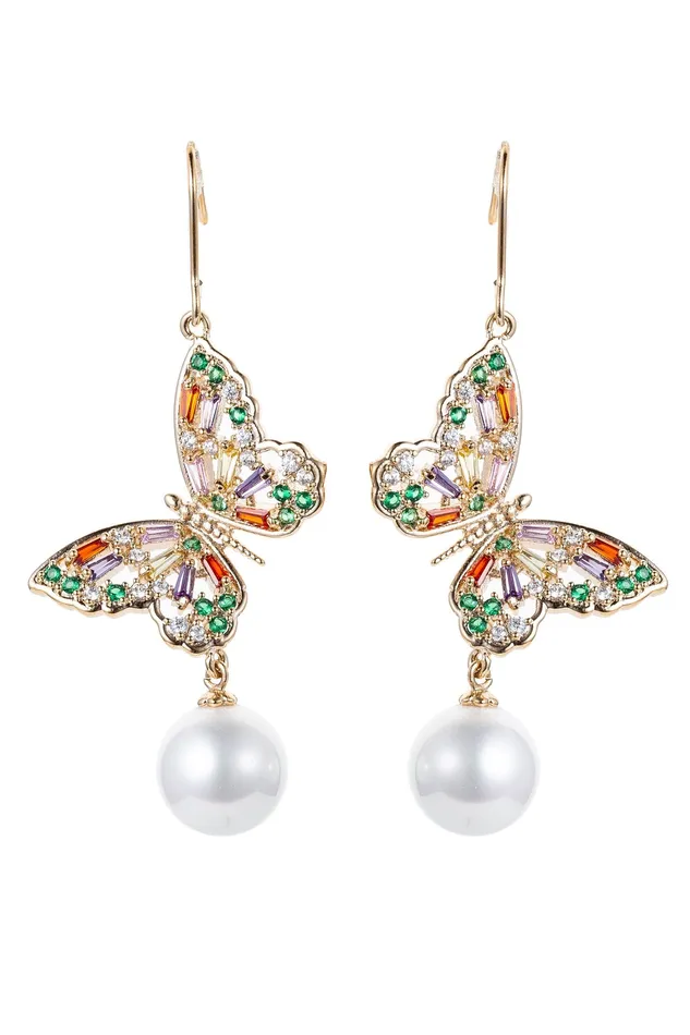 Papillon Earrings Eye Candy LA Earrings