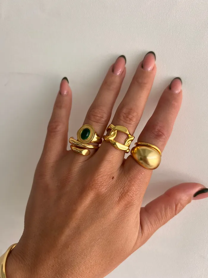 pau jewelry Rings Chunky link ring